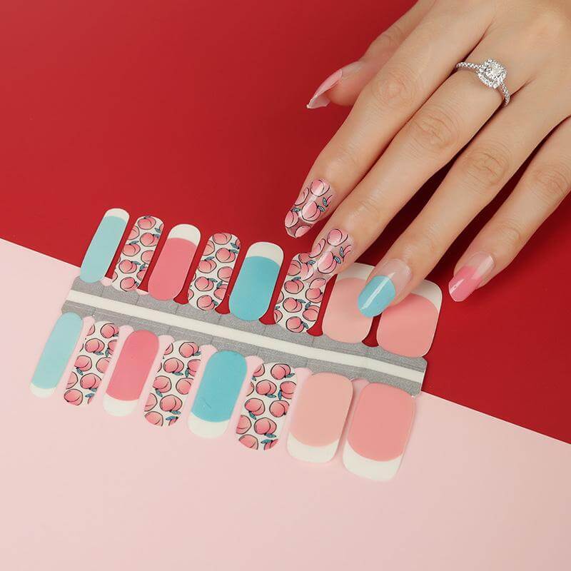 Peaches and Cream - Gel Nail Wraps