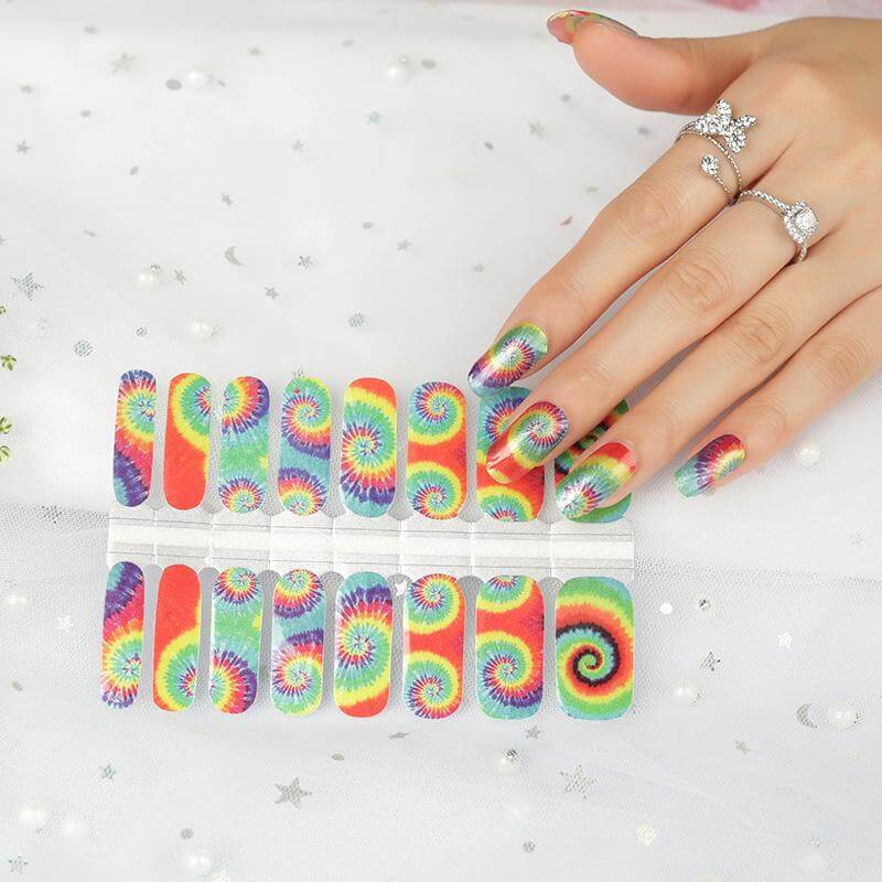 Tie Dye - Gel Nail Wraps