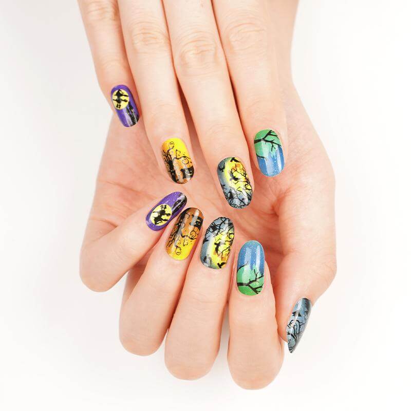 Spooky Halloween - Gel Nail Wraps