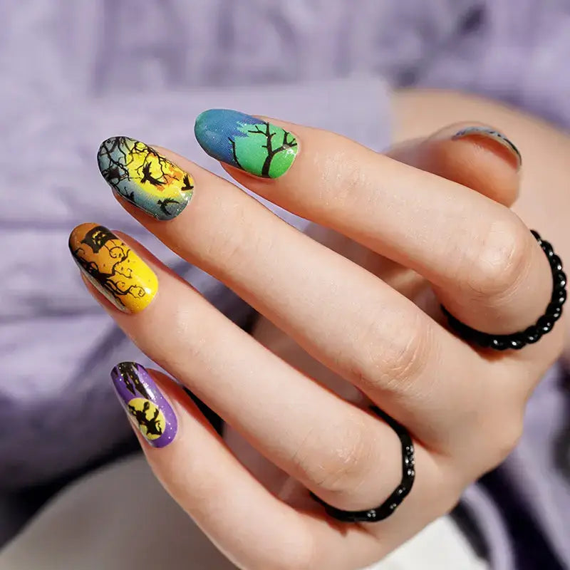 Spooky Halloween - Gel Nail Wraps
