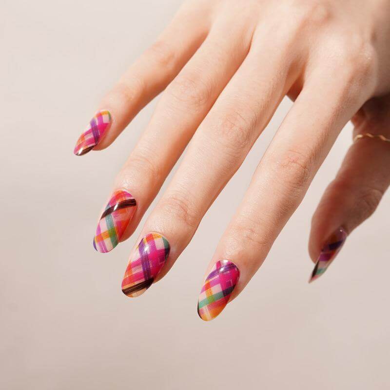 Multi Color Ribbons - Gel Nail Wraps
