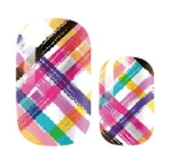 Multi Color Ribbons - Gel Nail Wraps