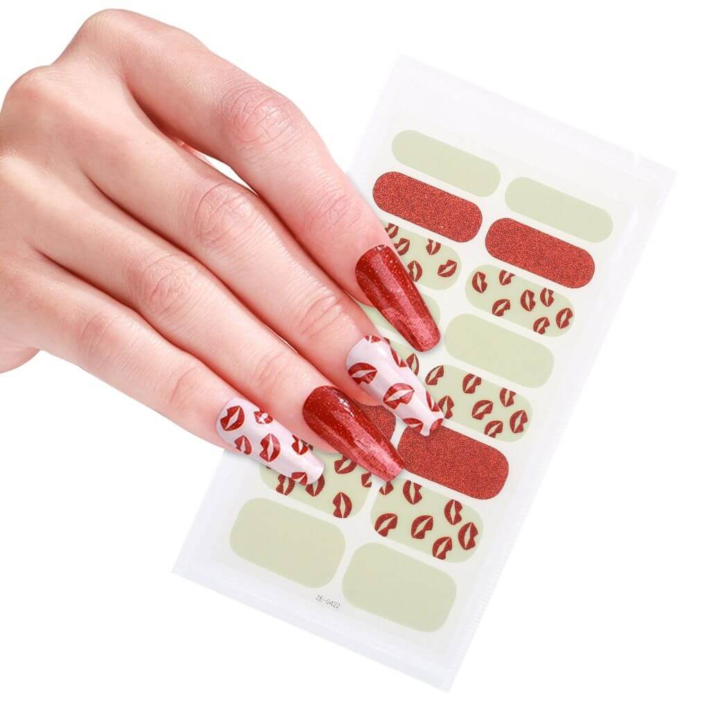 Kiss Me - Gel Nail Wraps