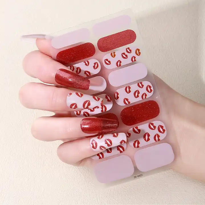 Kiss Me - Gel Nail Wraps