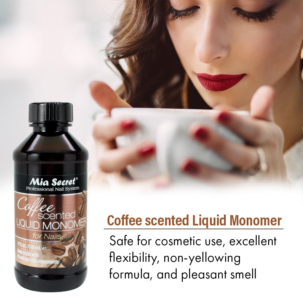 MIA SECRET Coffee Scented Liquid Monomer 8oz