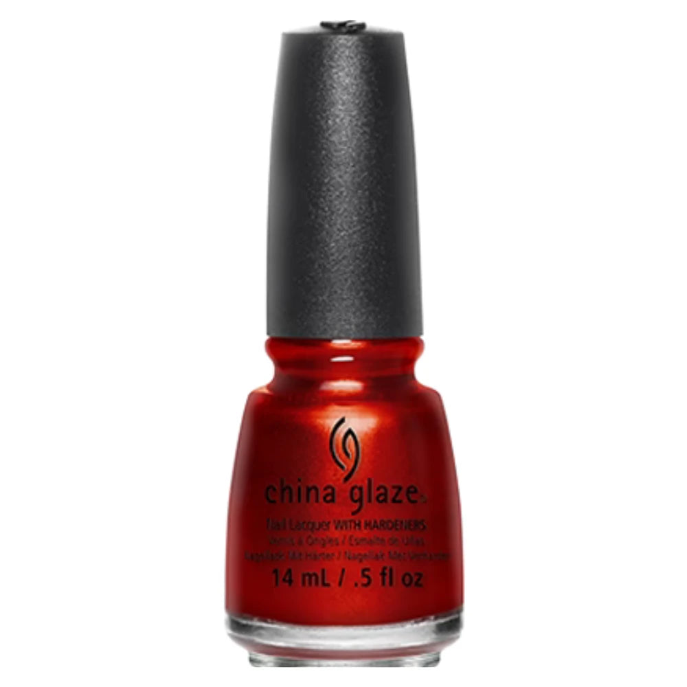 China Glaze Nail Polish - Red Pearl - Red Shimmer Nail Polish