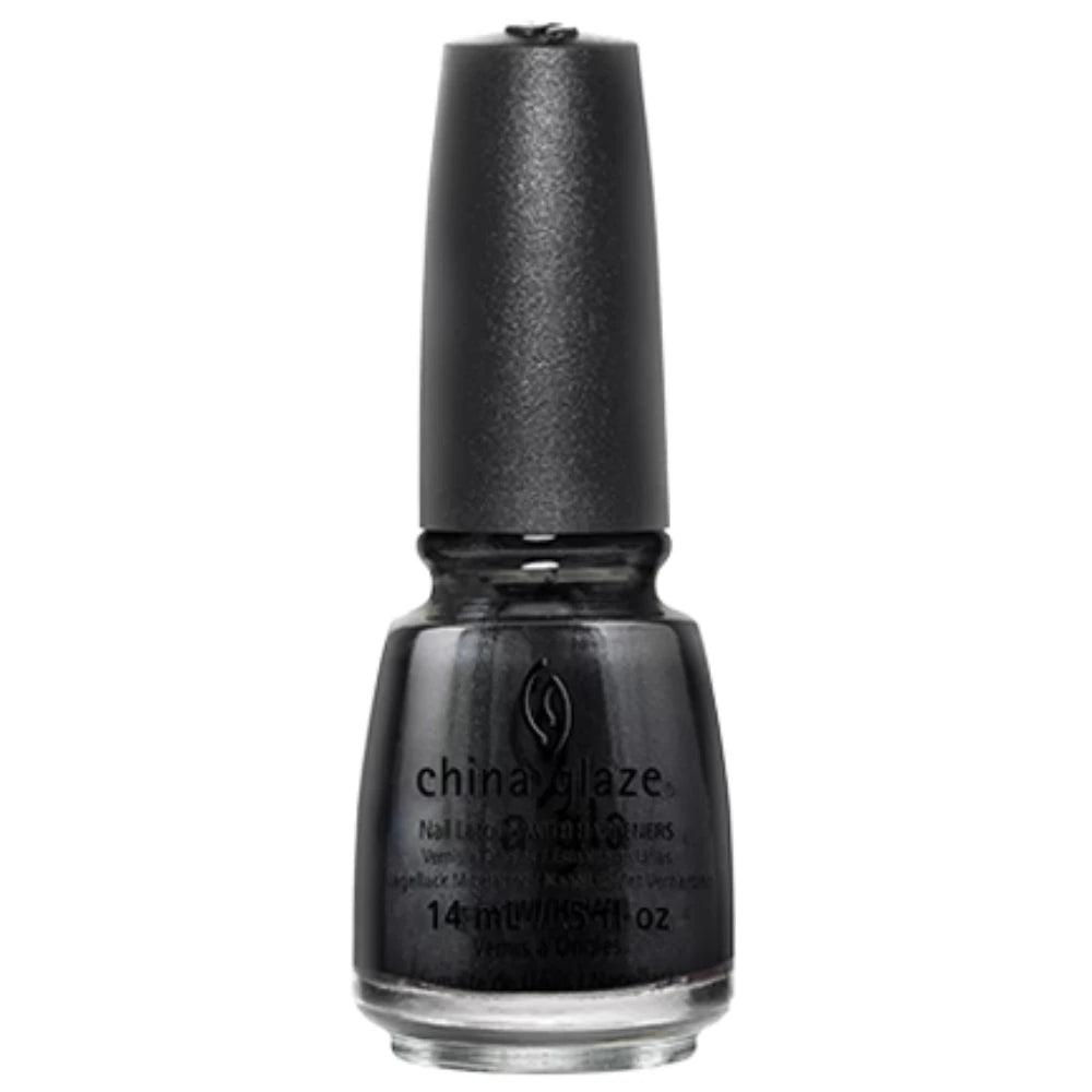 China Glaze - Black Diamond - Shimmery Deep Black Nail Polish