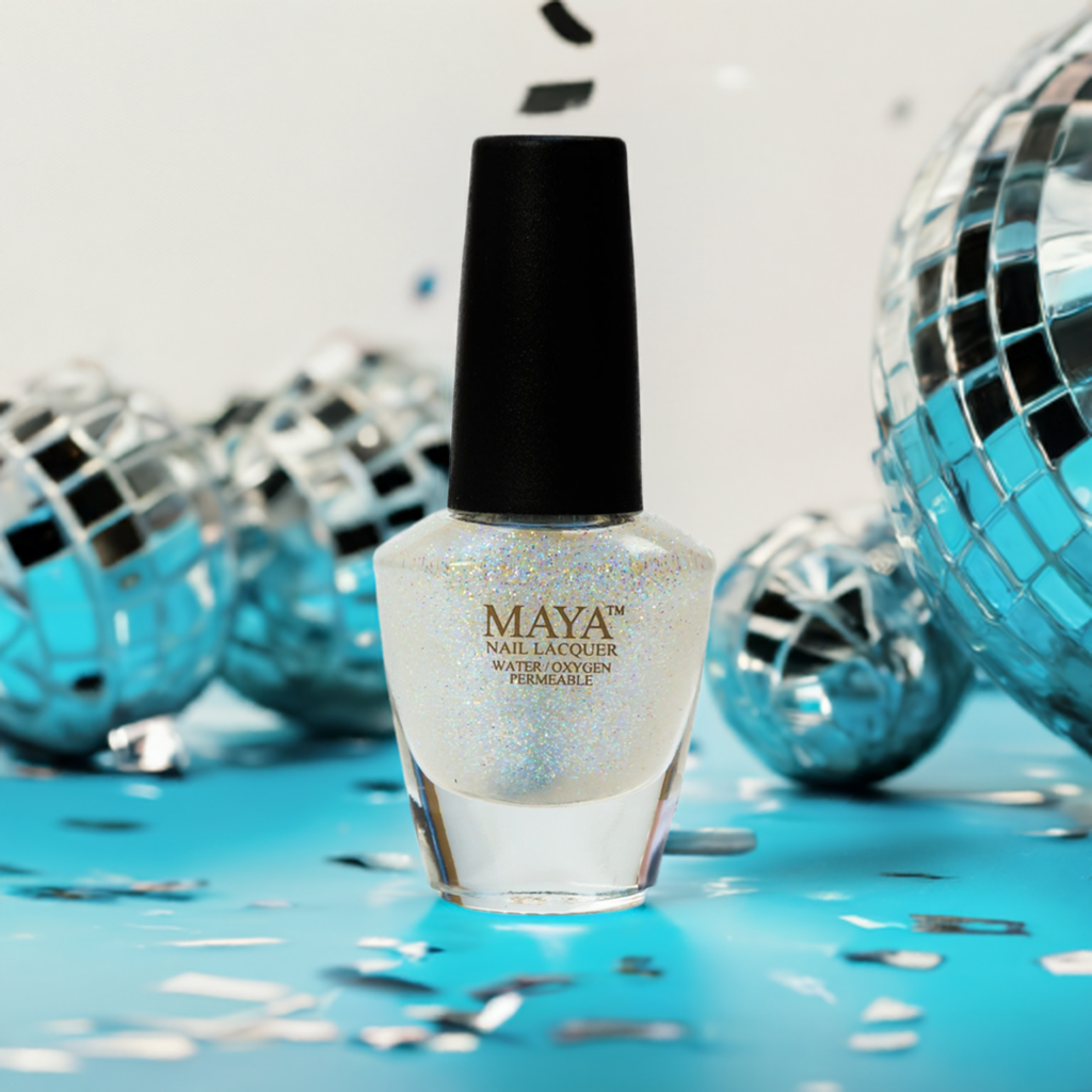 Glitter Top Coat - Halal Nail Polish - Maya