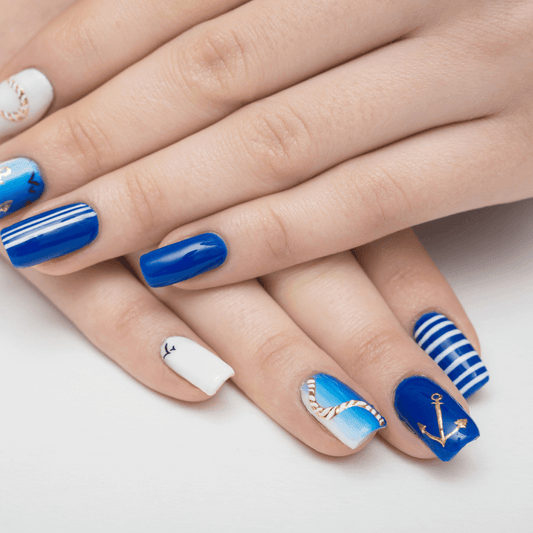 Summer's Boldest Trend: Cobalt Blue - Nail Color of the Season 💙☀️