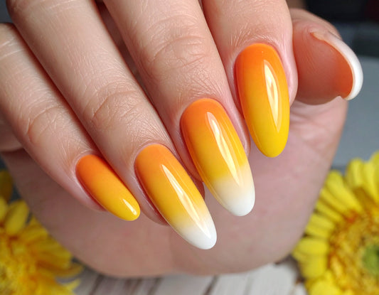 Simple Halloween Nails: Create Fun Candy Corn Nails at Home