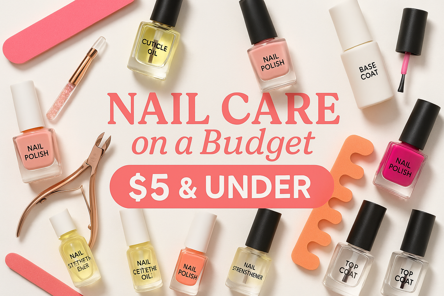 View details for Affordable Nail Care Products -$5.00 Beauty On A Budget Affordable Nail Care Products