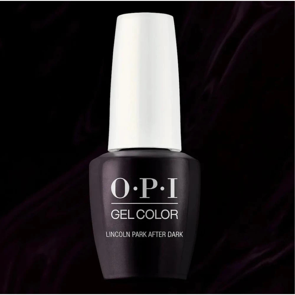OPI GelColor - Lincoln Park After Dark 💜🖤 Sultry Black Purple Nail Polish