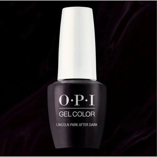 OPI GelColor - Lincoln Park After Dark 💜🖤 Sultry Black Purple Nail Polish
