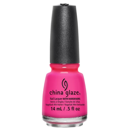 China Glaze - Rose Among Thorns - Striking Neon Pink Nail Polish