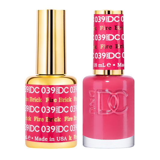 Fire Brick #039 - DND Gel & Lacquer Duo