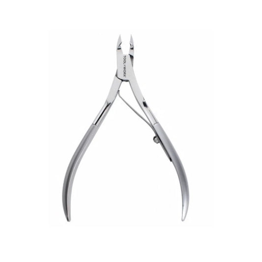 1/2 Jaw Single Spring Cuticle Nipper - Tool Worx image 0