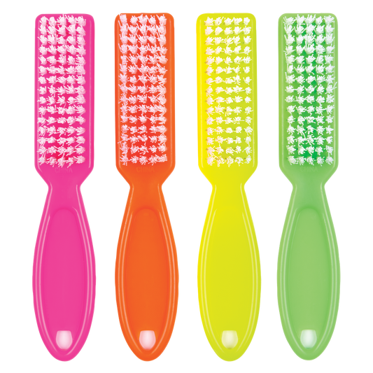 Neon Nail Brushes - 24 Pack