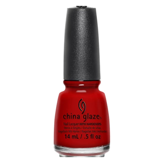 China Glaze Nail Polish - Salsa - Fire Engine Red Nail Polish