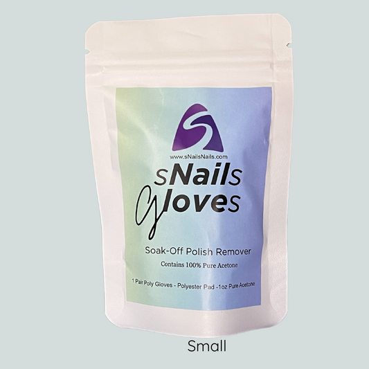 sNails Gloves - Gel Nail Polish Remover (1 pair)