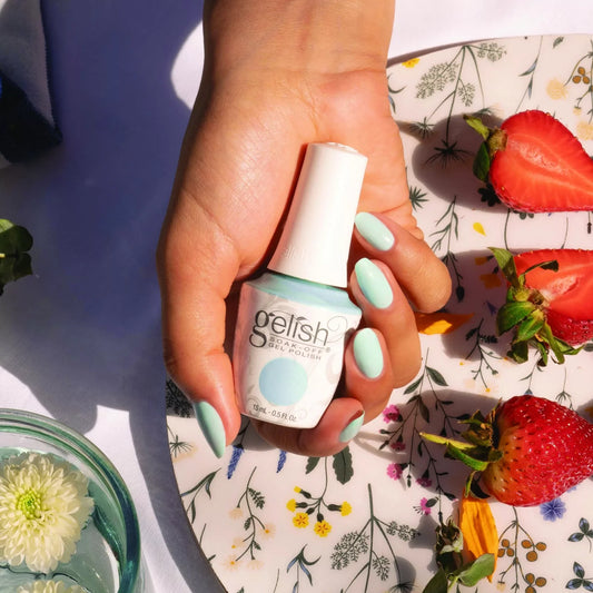 NOT SO PRINCE CHARMING by Gelish  Light Blue Gel Nail Polish