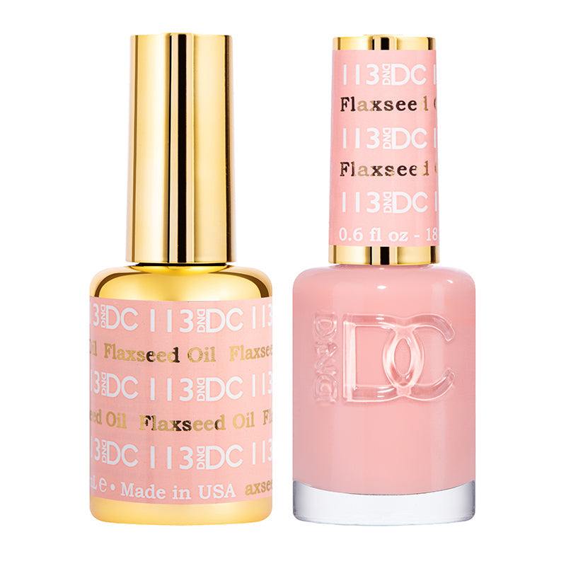 Flaxseed Oil #113 - DND Gel & Lacquer Duo