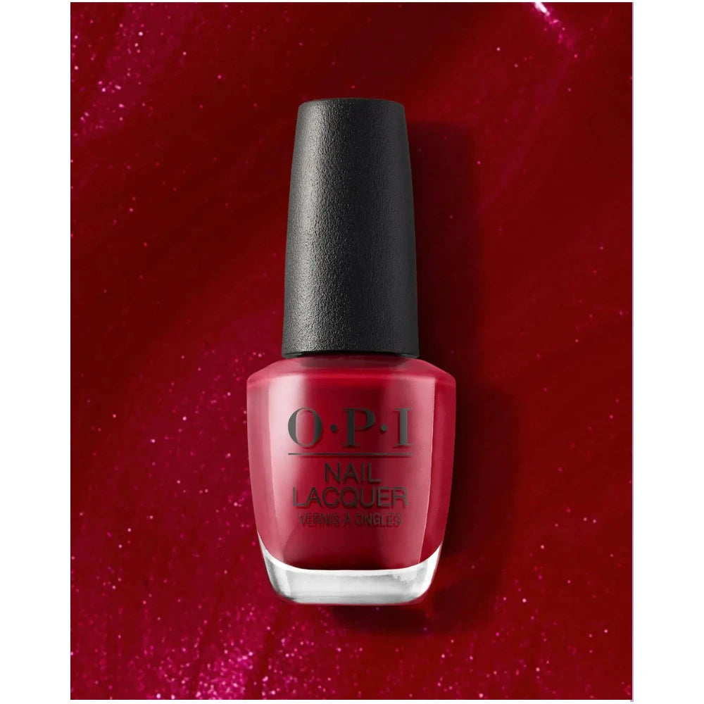 OPI Nail Polish - OPI Red - Striking Red Shimmer Nail Polish