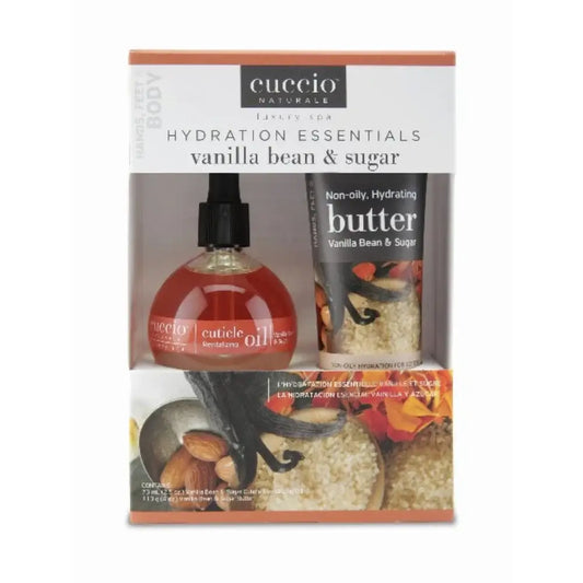 Vanilla Bean & Sugar - Cuccio Naturale - Hydration Essentials Kit