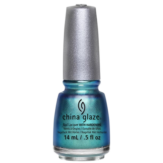 China Glaze - Deviantly Daring - Captivating Shimmering Teal Nail Polish