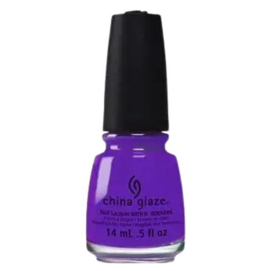 China Glaze - Plur-ple - Bright Purple Crème Nail Polish