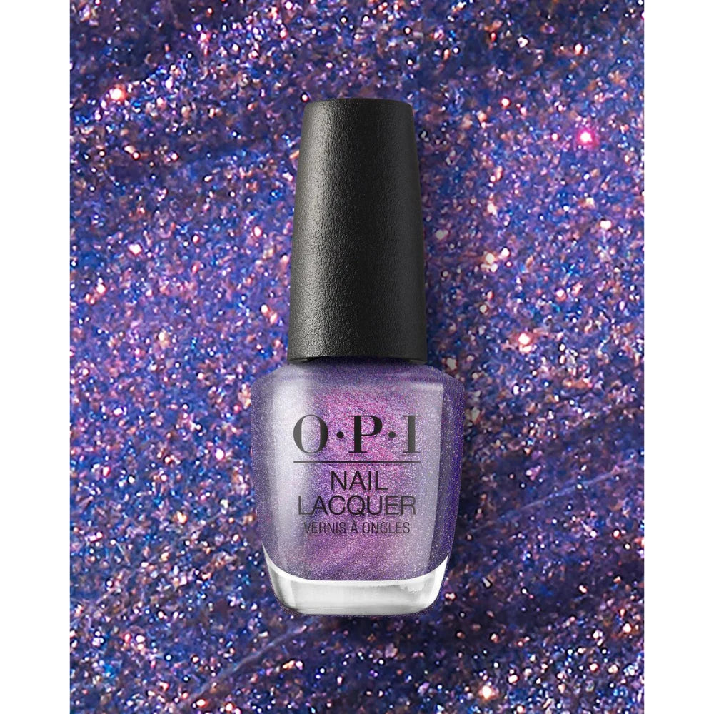 OPI - Leonardo's Model Color - Purple Glitter Nail Polish