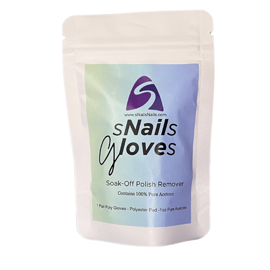 sNails Gloves 💜💜 Gel & Dip Soak Off Polish Remover ✨💥🌟🔥💖 sNails Gloves FREE! With Purchase Any Gel Or Dip