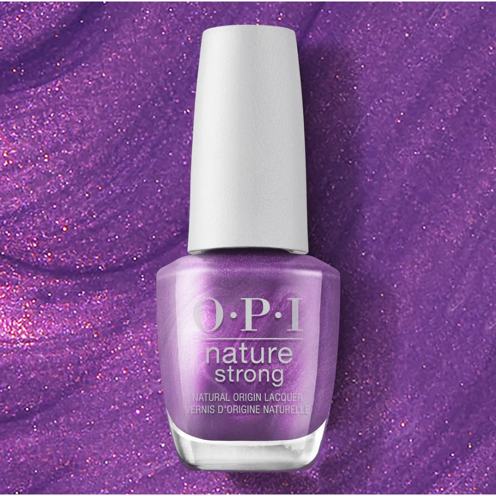 OPI Nature Strong - Achieve Grapeness (0.5 oz) 💜💜 Shimmering Purple Nail Polish