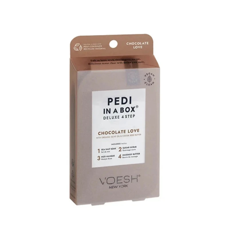 Voesh New York Deluxe 4 Step - Pedicure Kit - Chocolate Love 