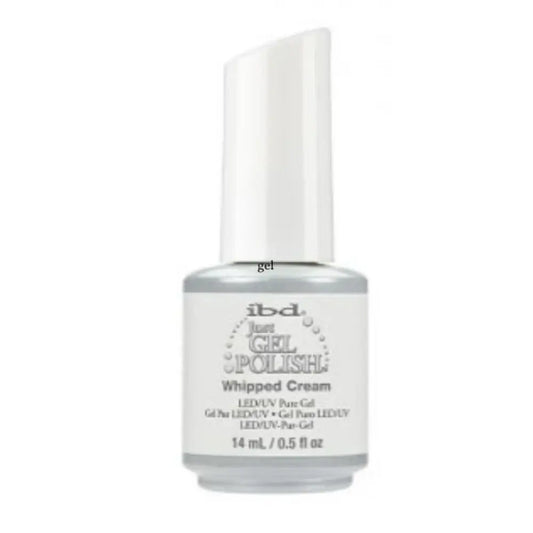 IBD Just Gel – Whipped Crème ☁️🤍 White Gel Nail Polish