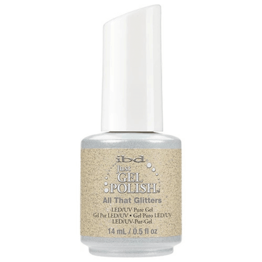 ibd Just Gel Polish - All That Glitters 💛💅 Gold Glitter Gel Nail Polish