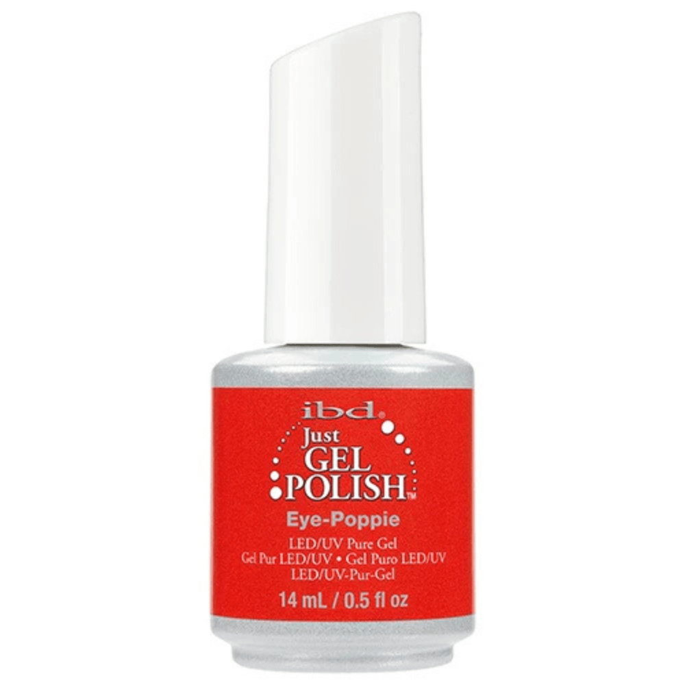 ibd Just Gel Polish - Eye-Poppie ❤️💅 Neon Coral Red Nail Polish