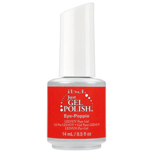 ibd Just Gel Polish - Eye-Poppie ❤️💅 Neon Coral Red Nail Polish