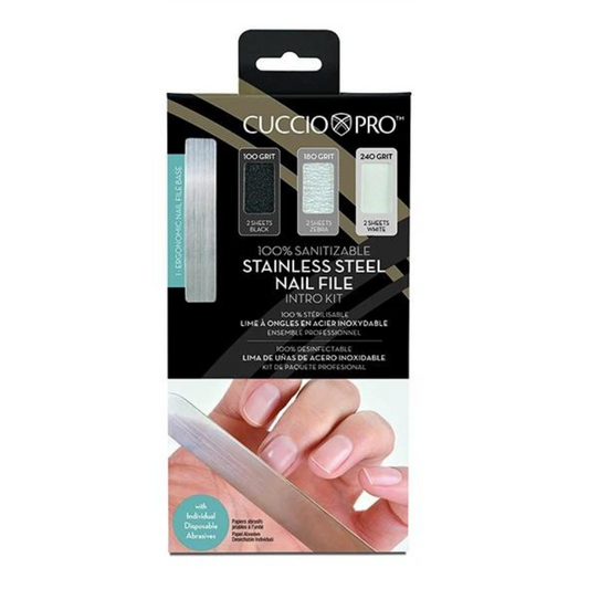 Cuccio Pro Stainless Steel Nail File - Intro Kit