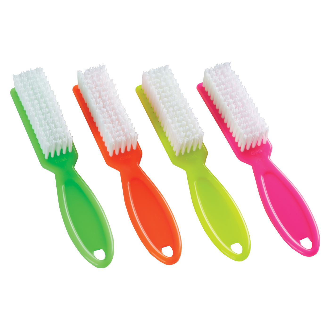 Neon Nail Brushes - 24 Pack