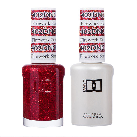 Firework Star #402 - DND Gel & Lacquer Duo