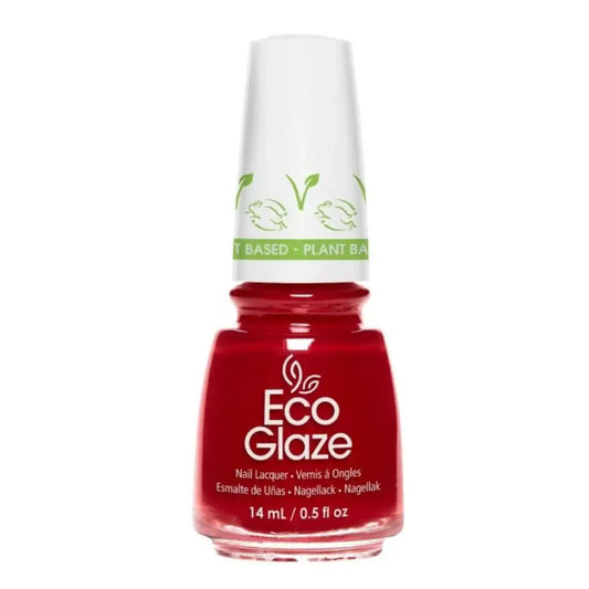 China Glaze Eco Glaze - Fleur D Amour 🌹💅 Striking Red Vegan Nail Polish