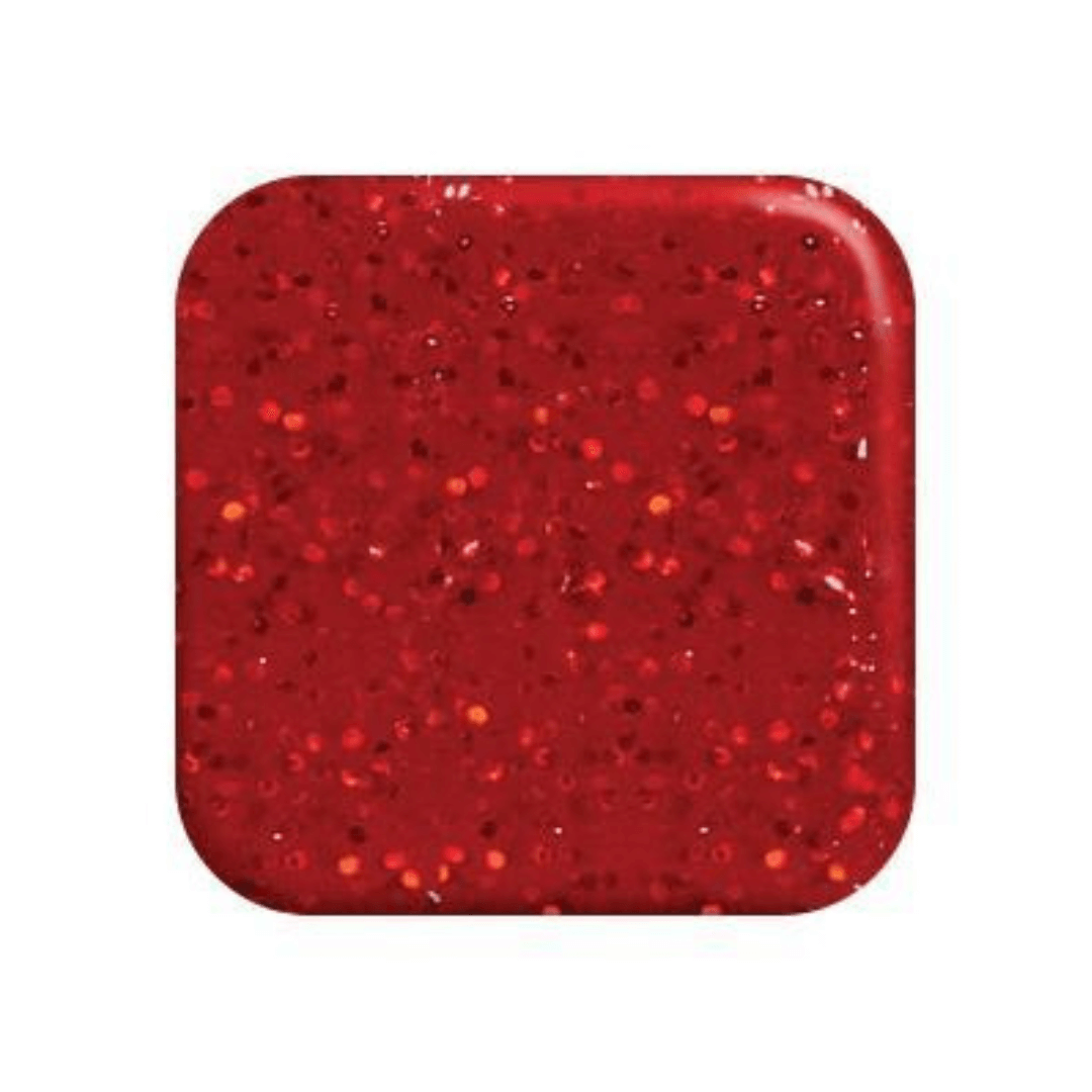 ProDip Acrylic Powder - Red Rubies ❤️💅 Red Glitter Nail Color