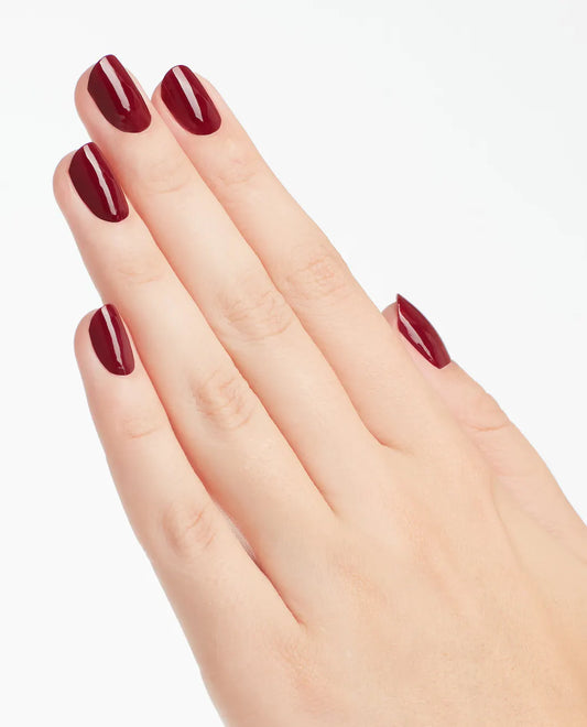 OPI Gel - We The Female (0.5 oz) ❤️🖤 Empowering Deep Red Nail Polish