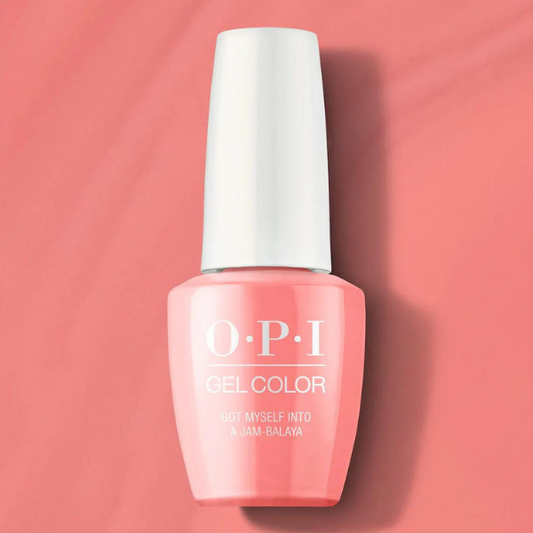 OPI GelColor - Got Myself Into A Jam-balaya 🍑🌸 (Coral Gel Nail Polish)