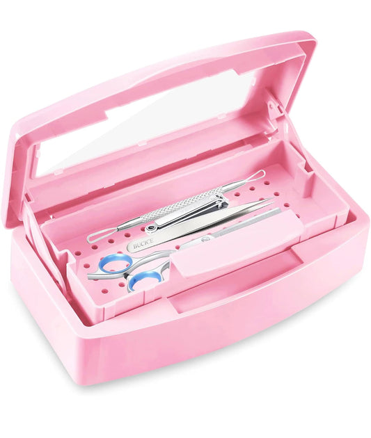 Plastic Sterilizing Tray - Box  Pink