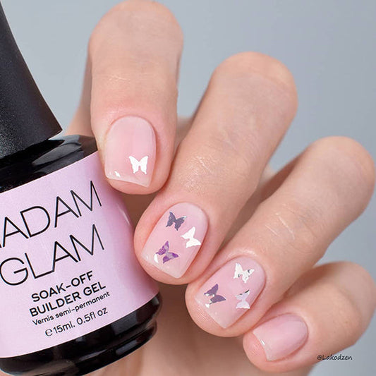 MADAM GLAM - Builder Light Pink - LIGHT PINK GEL NAIL POLISH