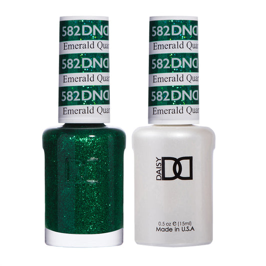 Emerald Quartz #582 - DND Gel & Lacquer Duo