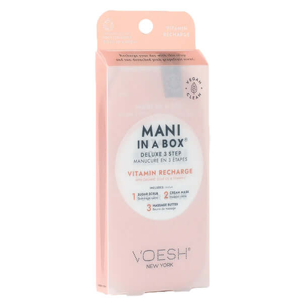 VItamin Recharge - Voesh Mani-in-a-Box - Waterless 3 Step Kit