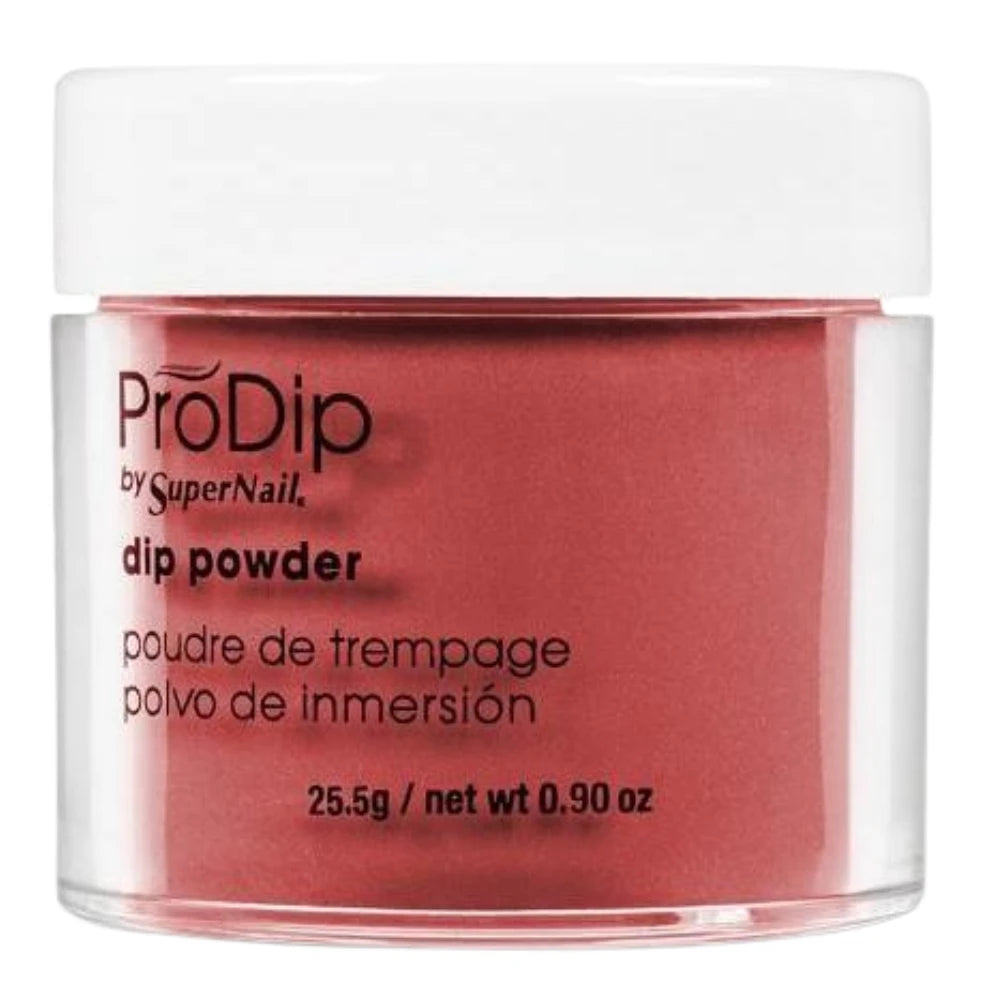 ProDip Acrylic Powder - Alluring Red - Vibrant Red Nail Color