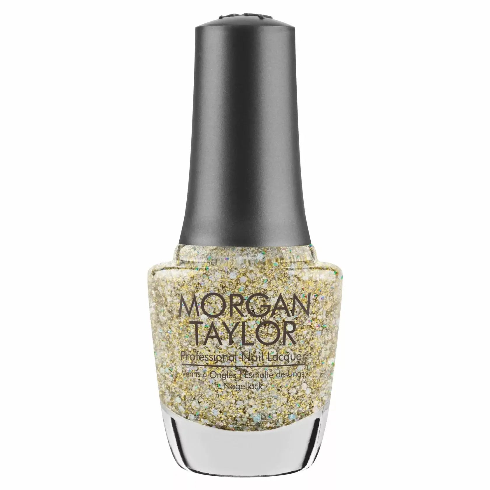 Morgan Taylor Nail Lacquer - Grand Jewels ✨💎 Stunning Gold Holographic Glitter